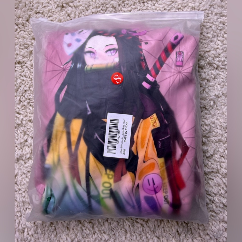 Women’s Small Demon Slayer 3D Printed Hoodie NEW - Picture 3 of 6